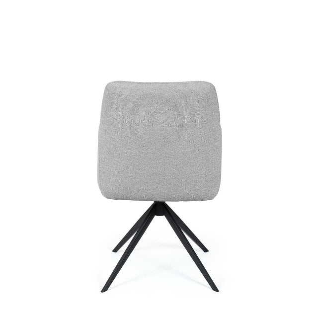 Silla Akira Negra Gris con Patas negras | vista lateral | Somcasa Vlc | 00SL126721 | imagen 4