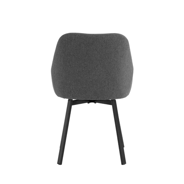 Silla Amelie Dark Gris | vista lateral | Somcasa Vlc | 00SL109222 | imagen 4