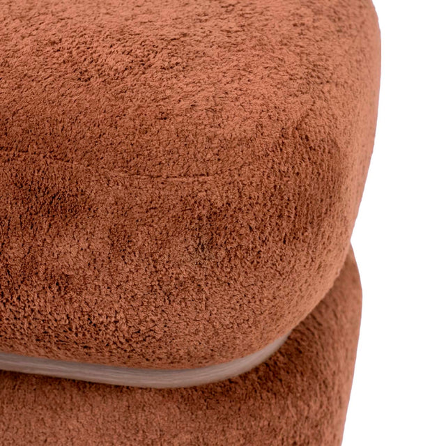 Puff George Terracota Terracota | detalle de diseño | Somcasa Vlc | 00PF204234 | imagen 3