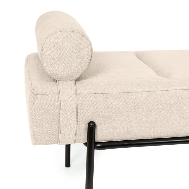 Puff Banqueta Edimburgo Beige | detalle de diseño | Somcasa Vlc | 00SF303125 | imagen 3