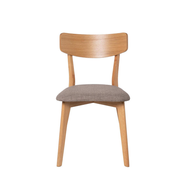 Silla Keira Light Gris con Patas de madera | detalle de diseño | Somcasa Vlc | 00SL115221 | imagen 3