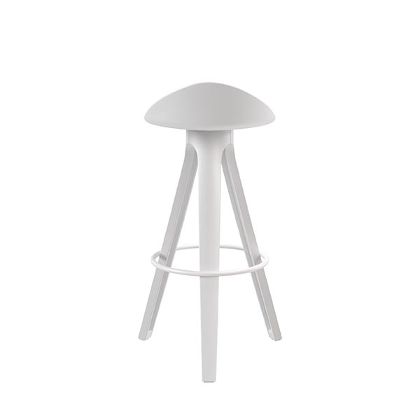 Taburete Bajo Duke Blanco | vista lateral | Somcasa Vlc | 00SL119902 | imagen 4