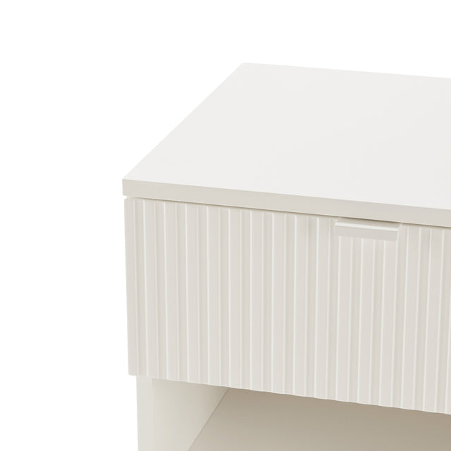 Mesita Oslo Perla 45 cm con 1 Cajones y Hueco de Somcasa Vlc - imagen 6
