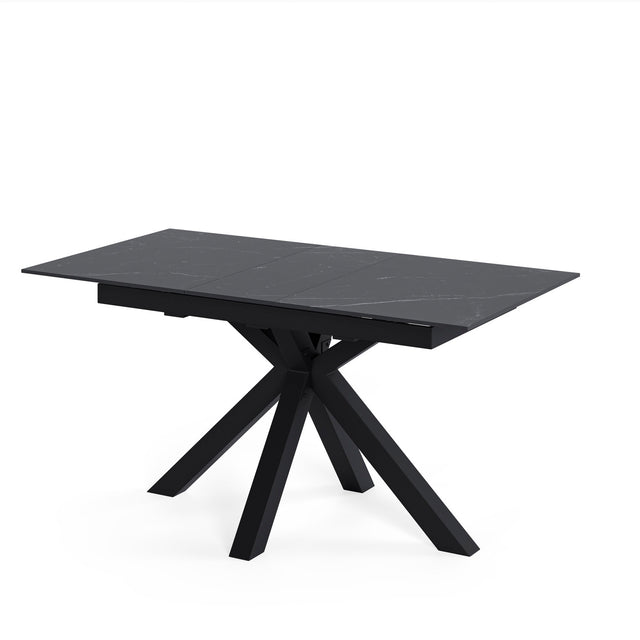 Mesa Lori 160 cm Extensible Sahara/Negro de Somcasa Vlc - imagen 3