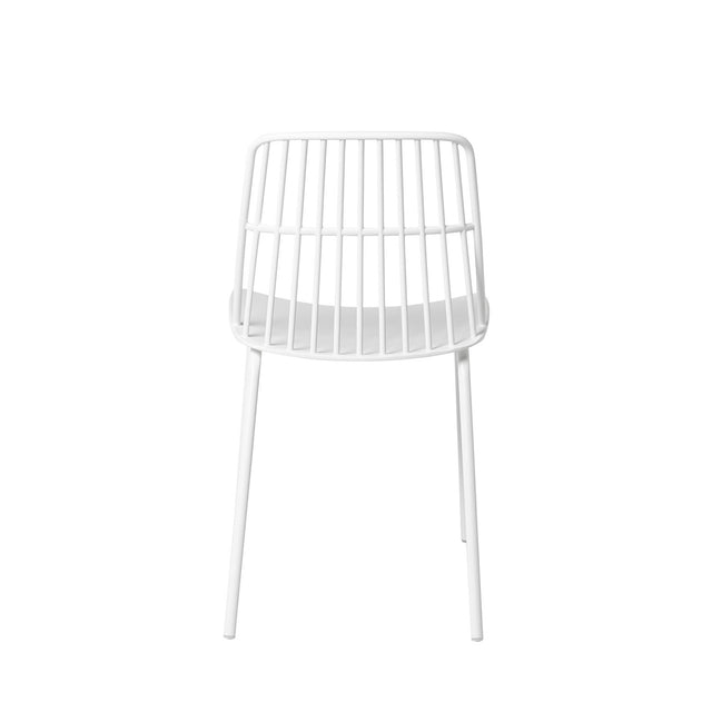 Silla Nerina Blanco | vista lateral | Somcasa Vlc | 00SL115402 | imagen 4