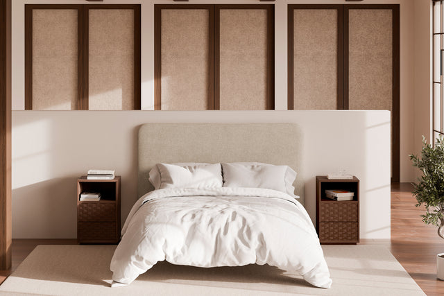 Cabezal Galerna 135/140 Tapizado Beige | composición decorativa | Somcasa Vlc | 00MB404125 | imagen 8