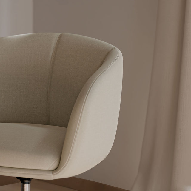 Silla Oficina Arizona Beige | vista lateral | Somcasa Vlc | 00OF101025 | imagen 4