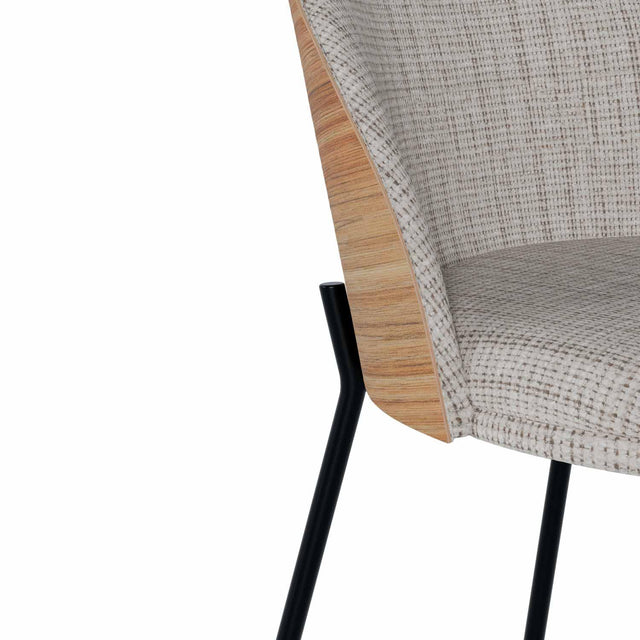 Silla Casandra Taupe | detalle de acabado | Somcasa Vlc | 00SL119330 | imagen 5