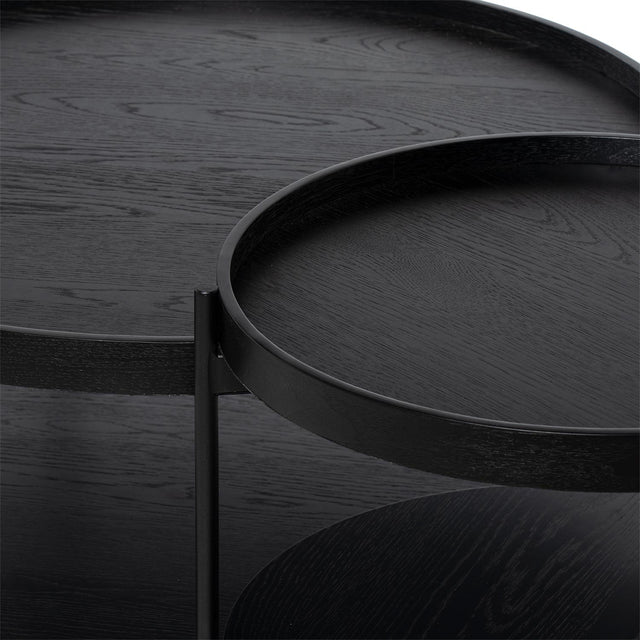 Mesa de centro Adrian Negro 50 × 50 cm de Somcasa Vlc - imagen 5