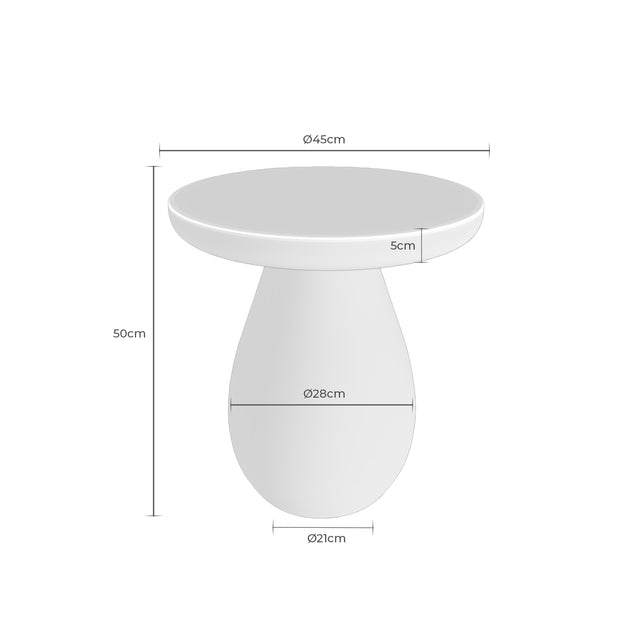 Mesa de centro Hardik 45cm 45 × 45 cm de Somcasa Vlc - imagen 5