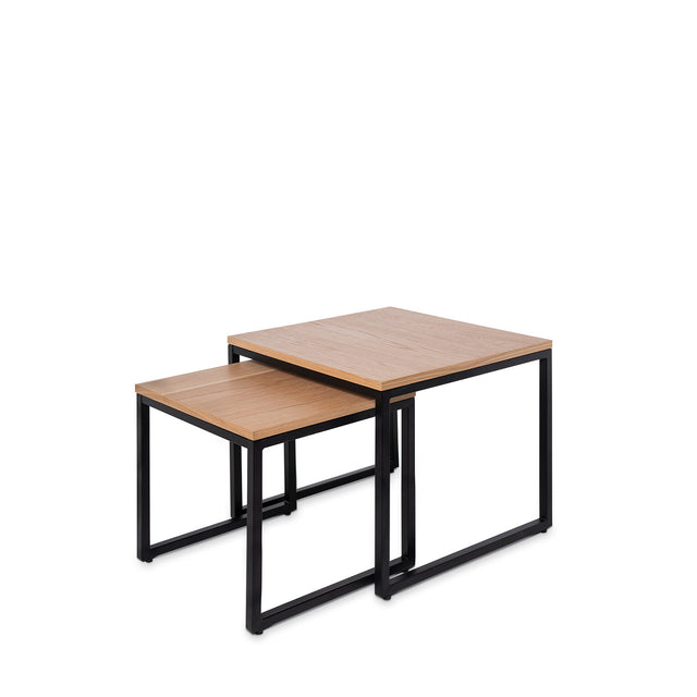 Mesa de centro Piero Roble/Negro 40 × 40 cm de Somcasa Vlc - imagen 8