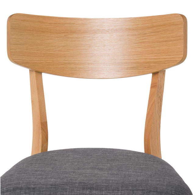 Silla Keira Dark Gris con Patas de madera | detalle de acabado | Somcasa Vlc | 00SL115222 | imagen 5
