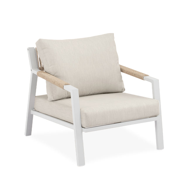 Set Muscat Sofá, Sillones y Mesa de centro Blanco de Somcasa Vlc - imagen 2