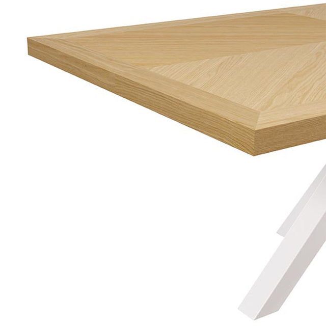Mesa de Comedor Elaine Fija Roble y Metal | detalle de diseño | Somcasa Vlc | 00MS216024 | imagen 3