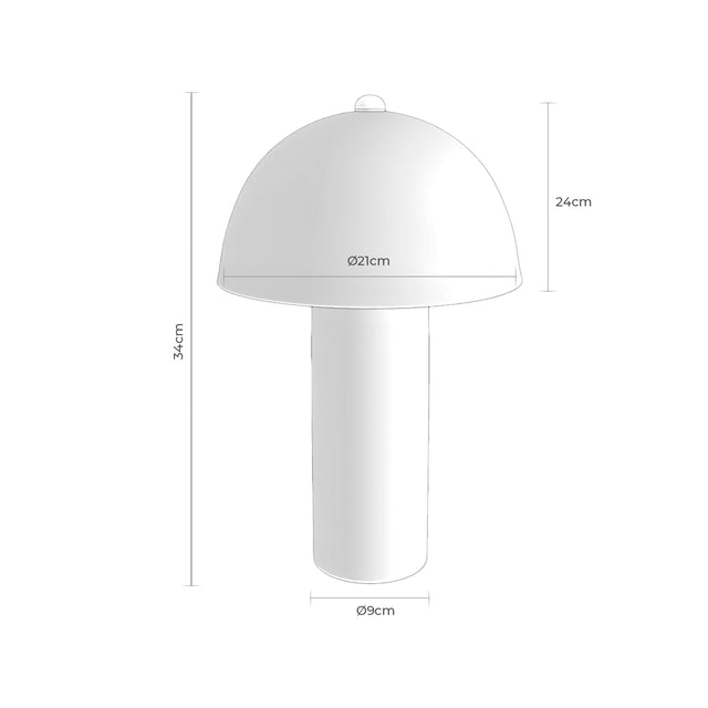 Lámpara de sobremesa Antas Blanco de Somcasa Vlc - imagen 5