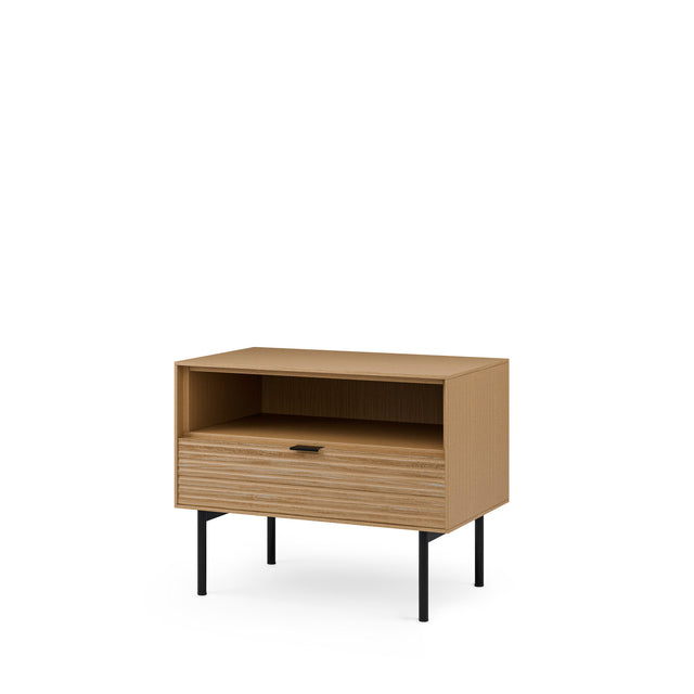 Mesita de Noche Caj Hueco Roble | vista principal | Somcasa Vlc | 00MB365307
