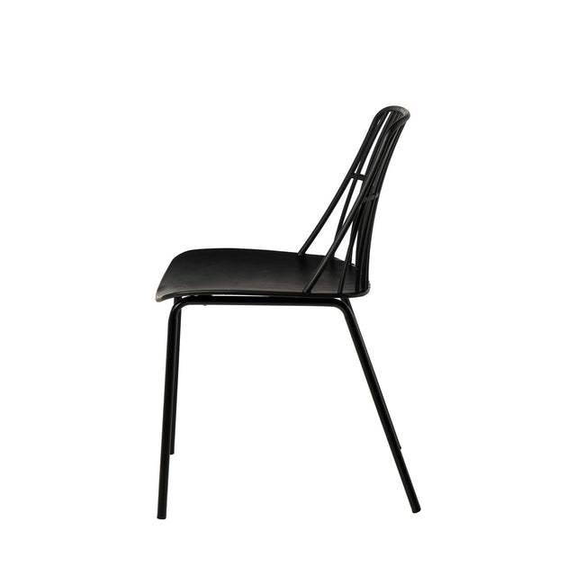 Silla Nerina Negro | vista lateral | Somcasa Vlc | 00SL115401 | imagen 4