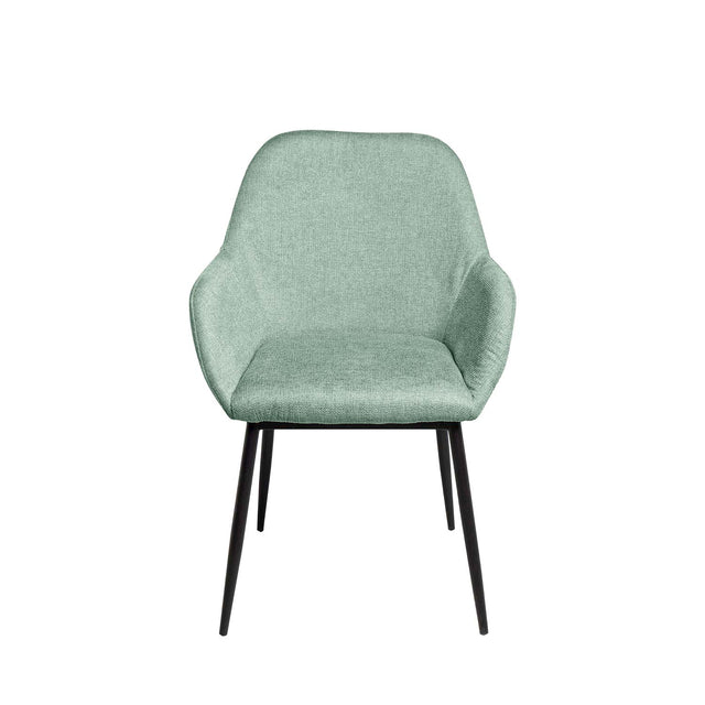 Silla Isabella Negra Verde con Patas negras | detalle de diseño | Somcasa Vlc | 00SL113128 | imagen 3