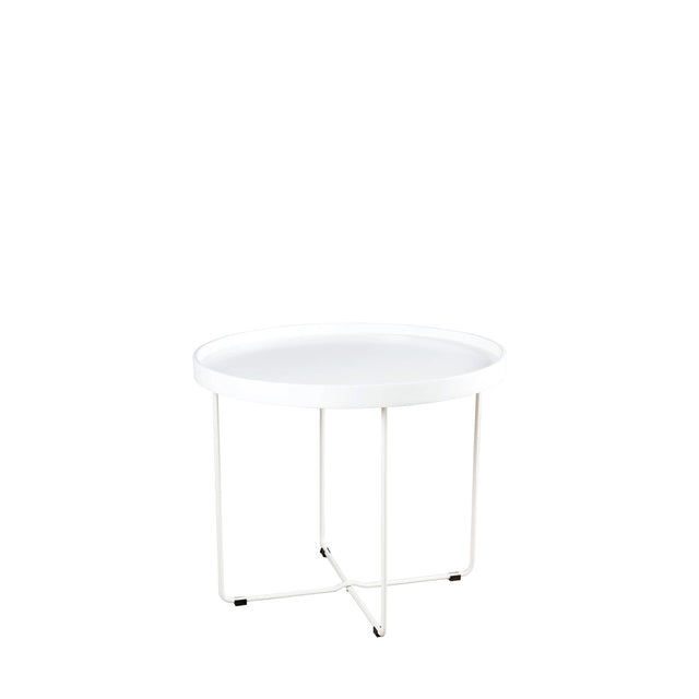 Mesa de centro Dave Blanco 60 × 60 cm de Somcasa Vlc - imagen 3