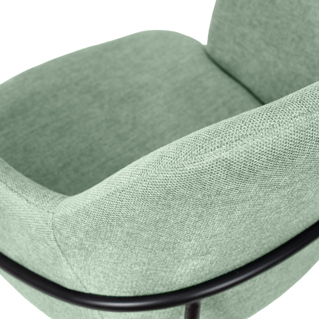 Silla Abigail Negra Verde con Patas negras | detalle de acabado | Somcasa Vlc | 00SL118628 | imagen 5