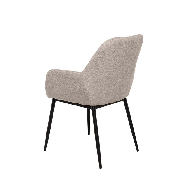 Silla Isabella Negra Beige con Patas negras | vista secundaria | Somcasa Vlc | 00SL113125 | imagen 2