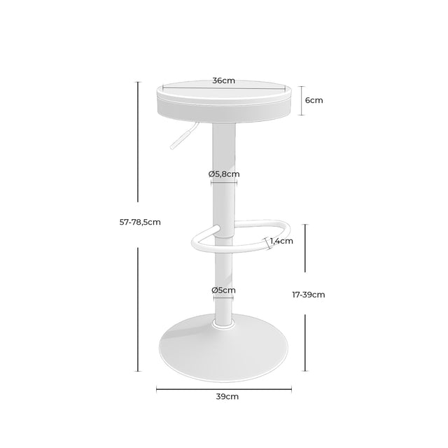 Taburete Bajo Barret Blanco | imagen de ambiente | Somcasa Vlc | 00SL105502 | imagen 6