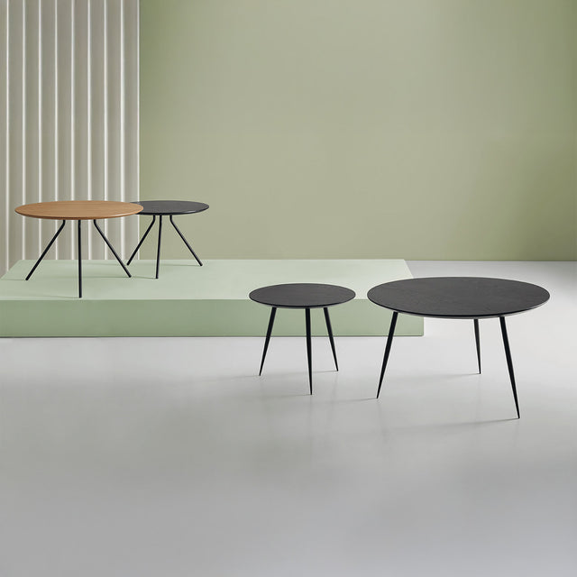 Mesa de centro Scott Negro 80 × 80 cm de Somcasa Vlc - imagen 2
