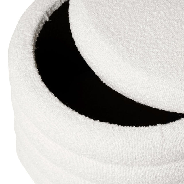 Puff Harry Blanco | detalle de acabado | Somcasa Vlc | 00PF202402 | imagen 5