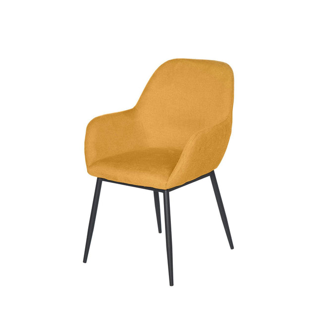 Silla Isabella Negra Amarillo con Patas negras | composición decorativa | Somcasa Vlc | 00SL113127 | imagen 8