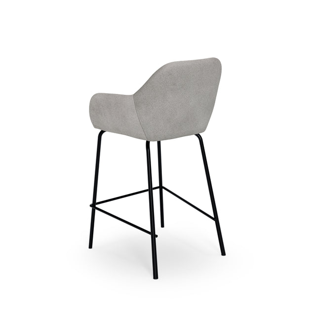 Taburete Bajo Jacob Negra Gris claro | detalle de diseño | Somcasa Vlc | 00SL127021 | imagen 3