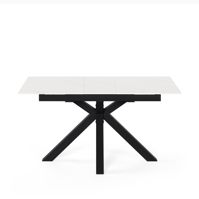Mesa Lori 160 cm Extensible Creta/Negro de Somcasa Vlc - imagen 2