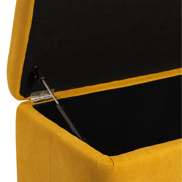 Puff Banqueta Zurich Amarillo | detalle de diseño | Somcasa Vlc | 00SF303827 | imagen 3
