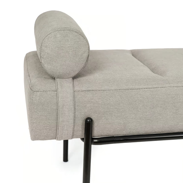 Puff Banqueta Edimburgo Gris | detalle de diseño | Somcasa Vlc | 00SF303121 | imagen 3