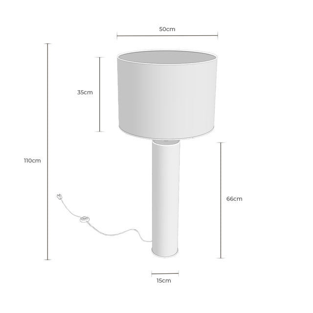 Lámpara Suelo Siles Beige de Somcasa Vlc - imagen 6