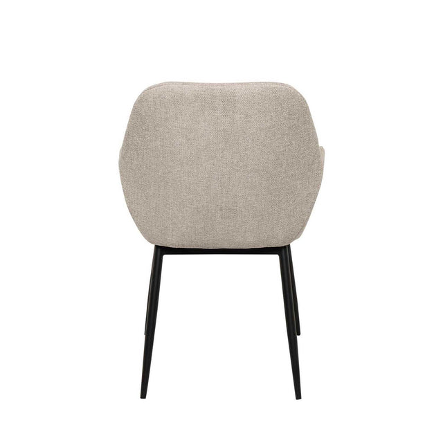 Silla Isabella Negra Beige con Patas negras | detalle de acabado | Somcasa Vlc | 00SL113125 | imagen 5