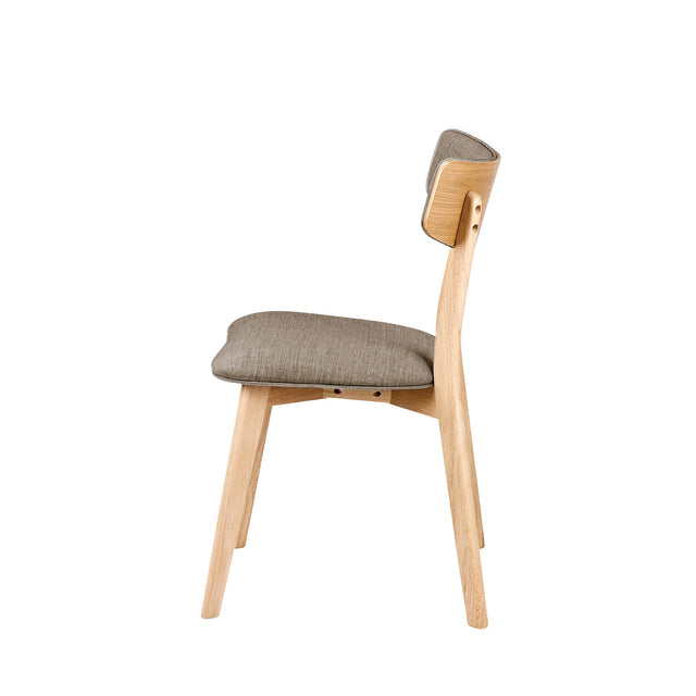 Silla Anais Light Gris con Patas de madera | vista secundaria | Somcasa Vlc | 00SL102021 | imagen 2