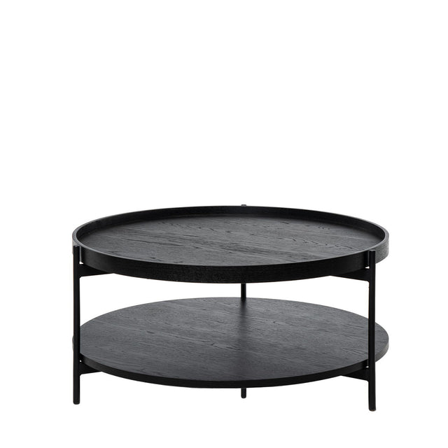 Mesa de centro Dylan Negro 80 × 80 cm de Somcasa Vlc