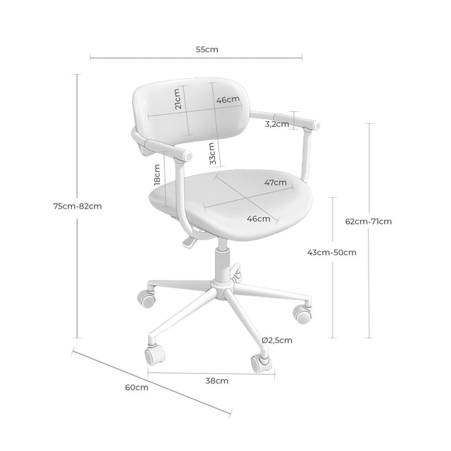 Silla Oficina Oxford Gris | imagen de ambiente | Somcasa Vlc | 00OF100121 | imagen 6