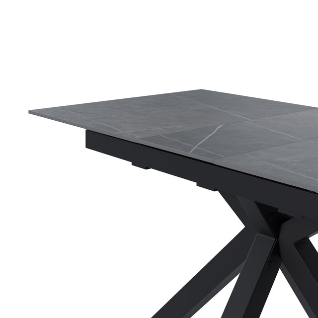 Mesa Lori 160 cm Extensible Atenea/Negro de Somcasa Vlc - imagen 5