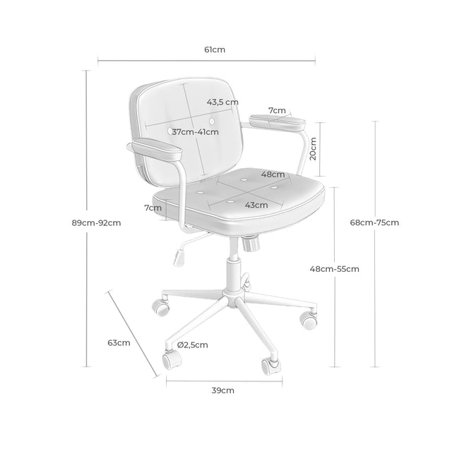 Silla Oficina Columbia Gris claro | imagen de ambiente | Somcasa Vlc | 00OF100221 | imagen 6