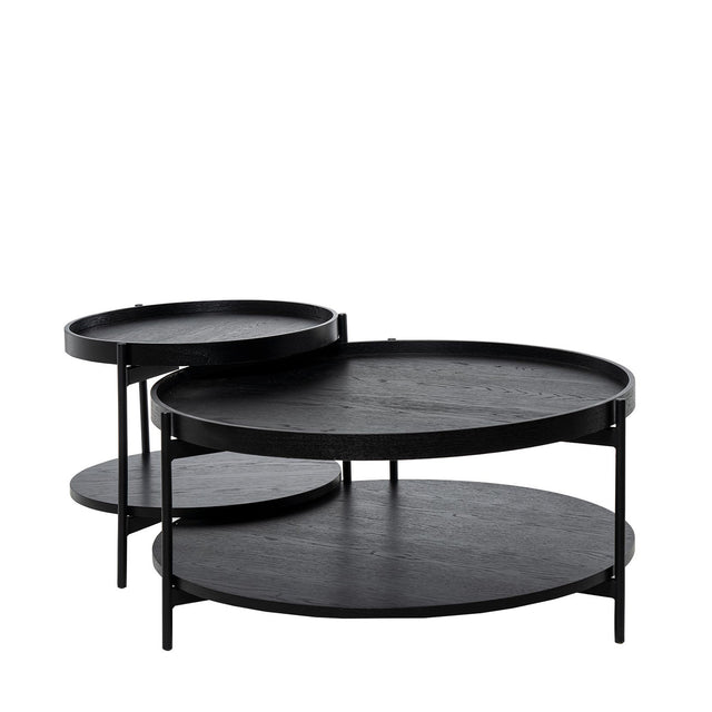 Mesa de centro Dylan Negro 80 × 80 cm de Somcasa Vlc - imagen 2