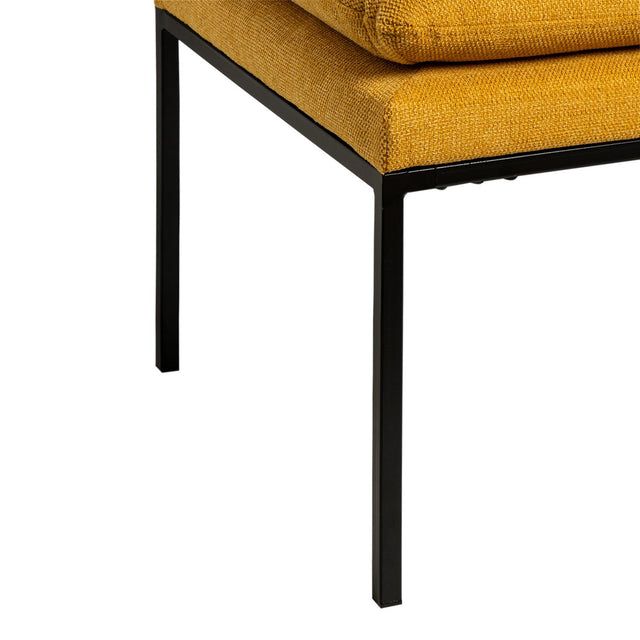 Puff Banqueta Turin Amarillo | vista lateral | Somcasa Vlc | 00SF303427 | imagen 4