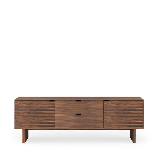 Mueble TV Ptas Tulsa Nogal | vista lateral | Somcasa Vlc | 00MB382233 | imagen 4