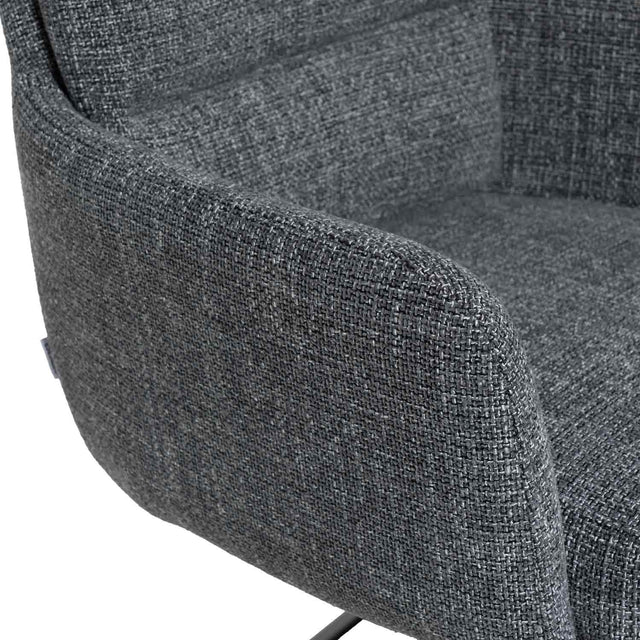 Silla Lisette Gris | vista lateral | Somcasa Vlc | 00SL120022 | imagen 4