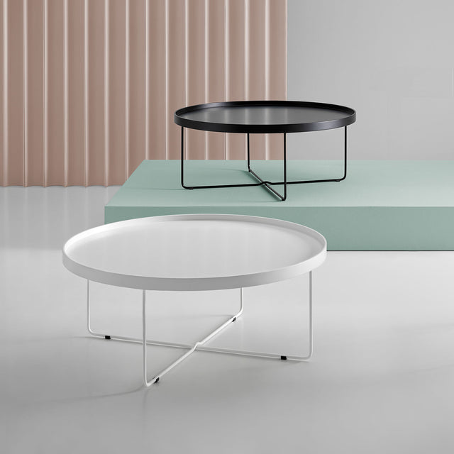 Mesa de centro Bruno Blanco 89.5 × 89.5 cm de Somcasa Vlc