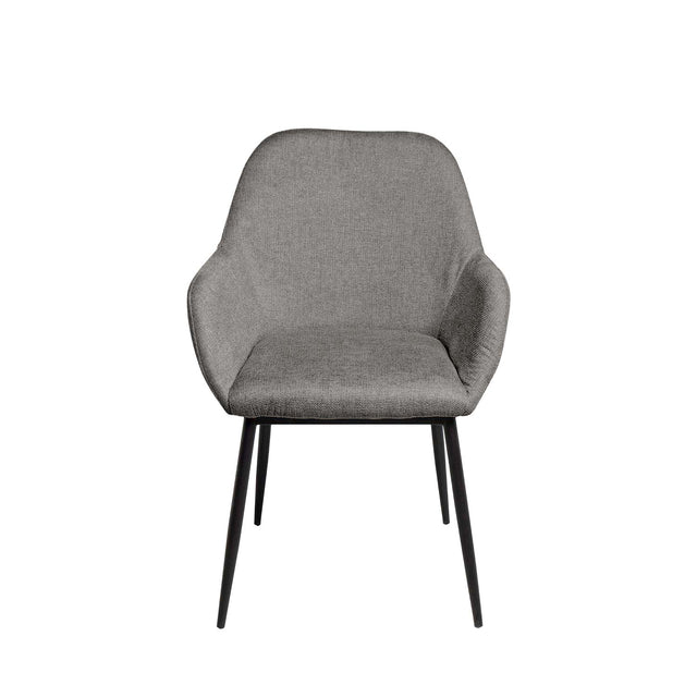 Silla Isabella Negra Gris con Patas negras | detalle de diseño | Somcasa Vlc | 00SL113122 | imagen 3