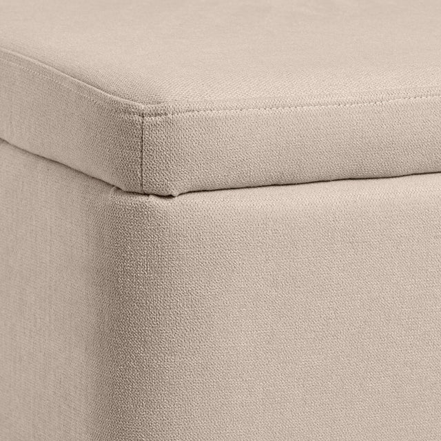 Puff Banqueta Zurich Beige | vista lateral | Somcasa Vlc | 00SF303825 | imagen 4