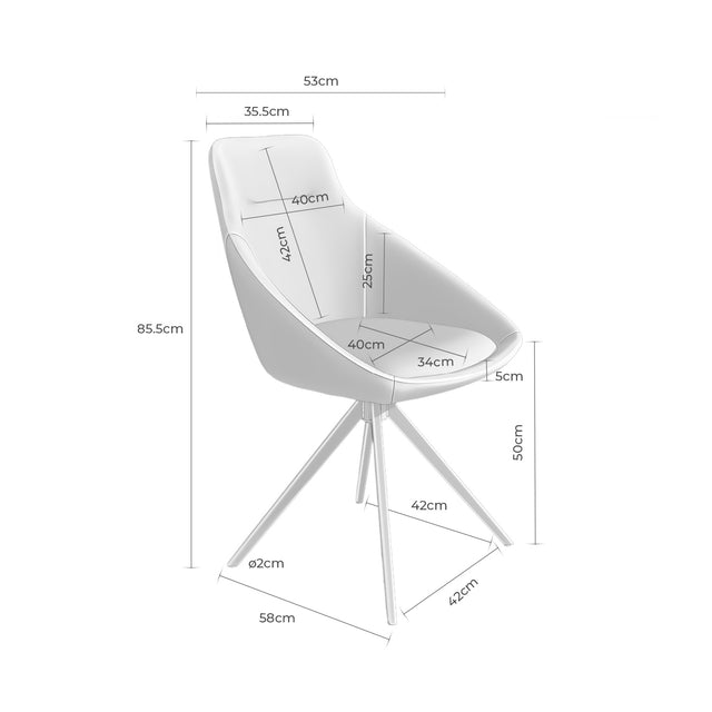 Silla Celia Dark Gris | imagen de ambiente | Somcasa Vlc | 00SL104222 | imagen 6