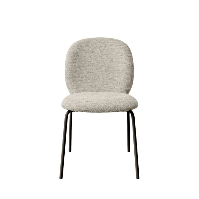 Silla Riona Negra Gris con Patas negras | detalle de diseño | Somcasa Vlc | 00SL128021 | imagen 3