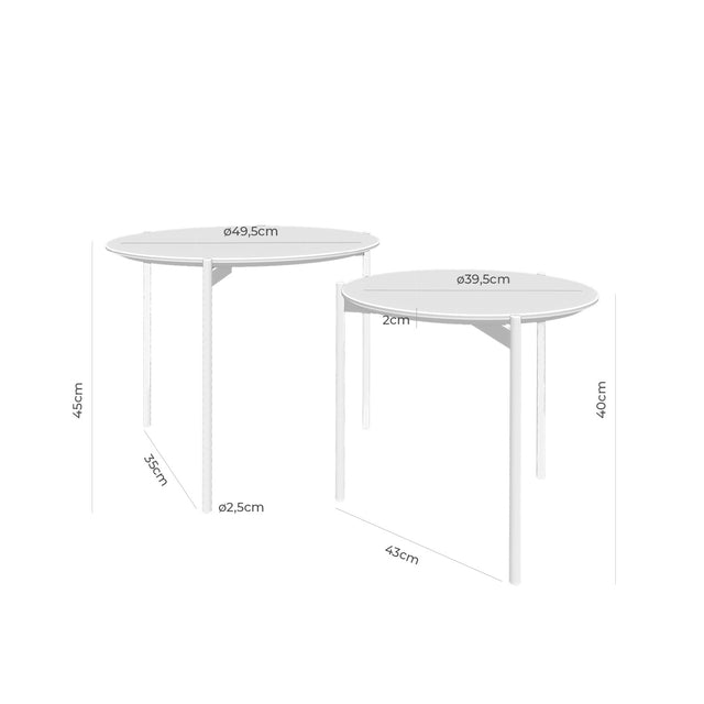 Mesa de centro Norton Roble/Negro 49.5 × 49.5 cm de Somcasa Vlc - imagen 6